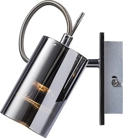 RENDL BUGSY I nástěnná chromované sklo 230V GU10 50W