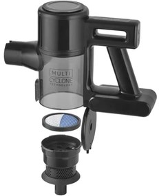 Sencor - Vezeték nélküli, 2 az 1-ben rúdporszívó 200 W / 2600 mAh, fekete