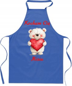 Konyhai kötény Ajándék Valentin napra Maci Szívvel Szeretlek Maci