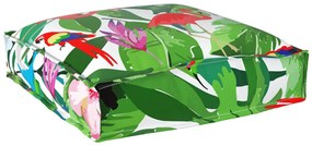 Palettapárnák üléshez 2 db Trópusi dzsungel 40x40x8 cm Oxford szövet