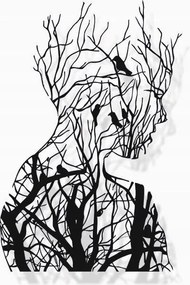 Áttört Kép 3D 59X40 Ember A Liba Fali Dekoráció