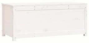 fehér tömör fenyőfa tárolóláda 110x50x45,5 cm