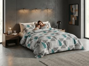 Mikroszálas ágynemű PULINA szürke Ágyneműhuzat mérete: 2 db 70 x 80 cm | 160 x 200 cm