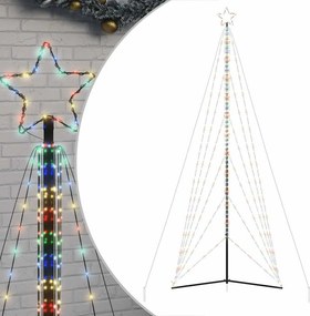 vidaXL színes LED karácsonyfa 861 LED 478 cm