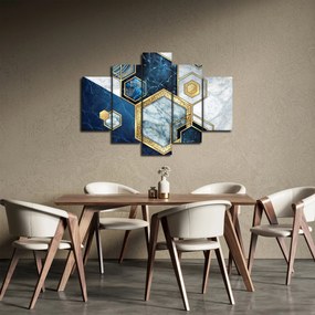 Kép - Márvány hatszögek (150x105 cm)