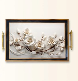 Üveg tálca, 38×24 cm – TPA9935