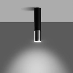 Sollux SL.0939 -Spotlámpa LOOPEZ 1xGU10/10W/230V fekete/króm