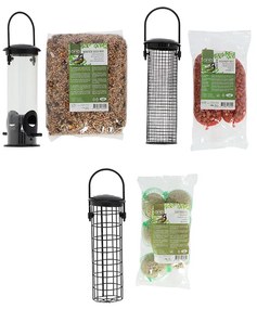 Teljes madáretető készlet madáreledellel, 3 db-os