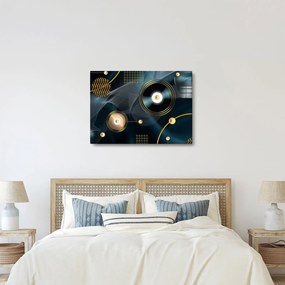 Kép - Arany körök (70x50 cm)