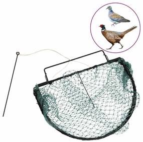 zöld acél madárcsapda 40 cm