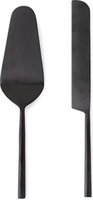 Rozsdamentes acél torta tálaló készlet 2 db-os Hestia – Bizzotto