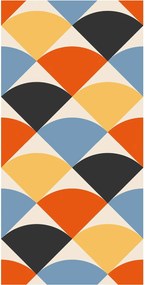 Tapéta - Színes geometrikus absztrakció III.