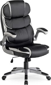 Forgószék fekete színben, műbőr kárpittal. LIVERPOOL