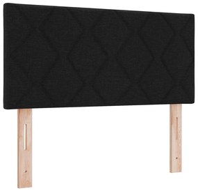 Fejtámla Gyémánt Blokkok Design Fekete 100 cm Szövet
