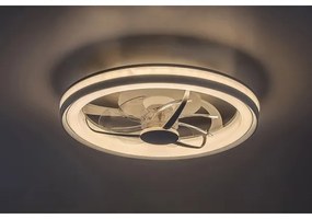 Rabalux 71335-LED Dimmelhető mennyezeti lámpa ventilátorral FANRICIUS 40W/230V 3000/4000/6000K + távirányító