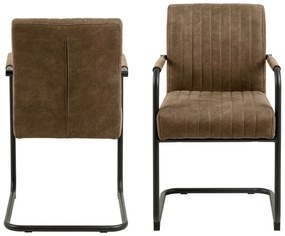 Barna étkezőszék szett 2 db-os Adele – Actona