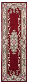 Aubusson piros gyapjú szőnyeg, 67 x 210 cm - Flair Rugs