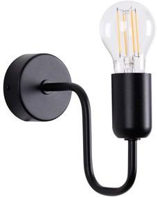 Sollux SL.1445 - Fali lámpa VECTOR 1xE27/15W/230V fekete