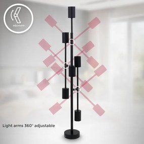 B.K. Licht 1344 - Csillár 6xE27/60W/230V