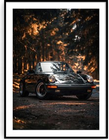 Poszter 50x70 autó Porsche 911 3.0 Sc, Sportautó, Ikonikus, Carrera