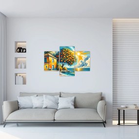 Kép - Ház narancsokkal I. (90x60 cm)