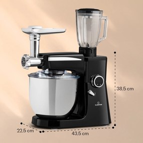 Renata Rossa, konyhai robotgép, 3 az 1-ben 2000 W/2,7 PS, 10 L, rozsdamentes acél, BPA-mentes