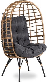 Kerti pihenőszék szürke színben MADISON