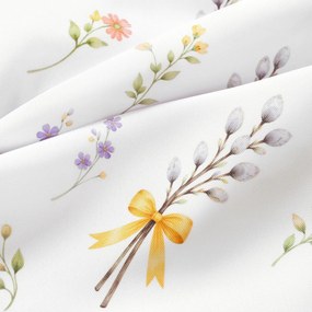 Goldea húsvéti dekor függöny - barka mintás 220x150 cm