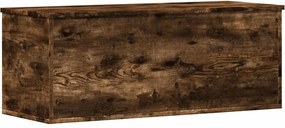 vidaXL füstös tölgy színű szerelt fa tárolóláda 90 x 35 x 35 cm