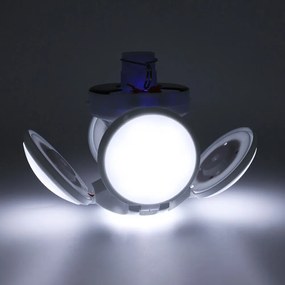 Szétnyitható Akasztható Napelemes Labda formájú LED UFO lámpa - Vezeték nélkül működik Kemping Lámpa