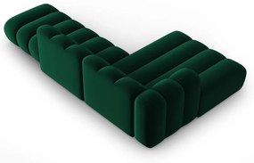 Sötétzöld sarokkanapé (bal oldali) Lupine – Micadoni Home