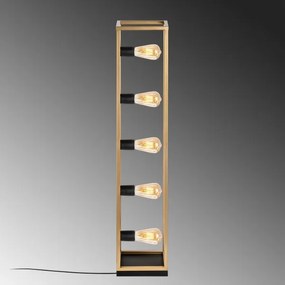 KAFES állólámpa 5xE27/40W/230V arany