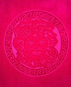 Poseidon magenta strandtörölköző