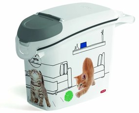 Curver Macskaeledel tartály 6 kg, 15 l
