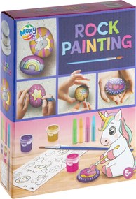 Színes Unicorn kavicsfestő készlet matricával