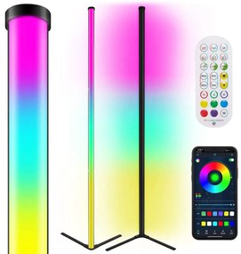 Applikáció vezértelt sarok állólámpa bluetooth DES324