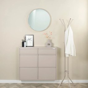 Szürke-bézs fém cipőtartó Billy – Spinder Design