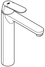 GROHE 23921000 - Mosdócsaptelep EUROSMART COSMOPOLITAN XL fényes króm