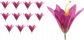 12x művirág Liliom fej szatén 12db-os kompozíciós termék