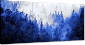 Vászonkép 180x90 Kék táj Hegyek