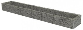 horganyzott acél gabion magaságyás 540 x 90 x 50 cm