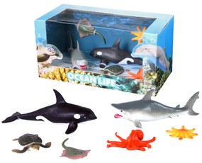 Állatok tengeri 6 pcs egy dobozban