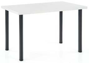 Étkezőasztal Modex 2 Maxi, fehér / fekete