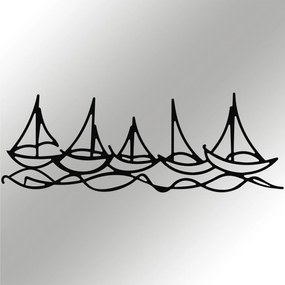 Fém fali dekoráció, Ships In Water