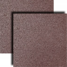 Sbr gumi szőnyeg 500x500x25mm rugalmas kert burkolat sötétbarna