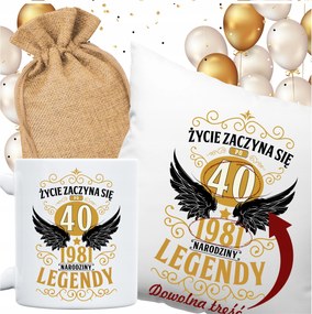 Bögre Párna Az Élet Kezdődik 20 30 40 50 60 70 Után Születésnapi Ajándék