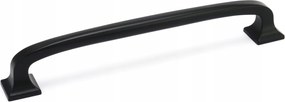 Bútorfogantyú Fekete Matt U100 128 MM Fém Vékony Keskeny Loft