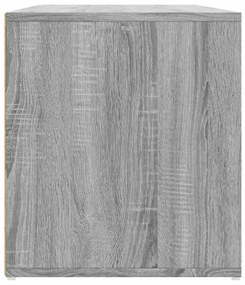 szürke sonoma színű szerelt fa sarokszekrény 160 x 40 x 45 cm