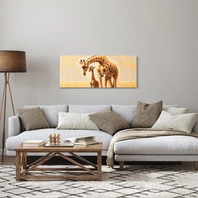 Kép - Zsiráfok (120x50 cm)
