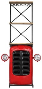 Tömör mangófa traktor borszekrény 49 x 31 x 172 cm